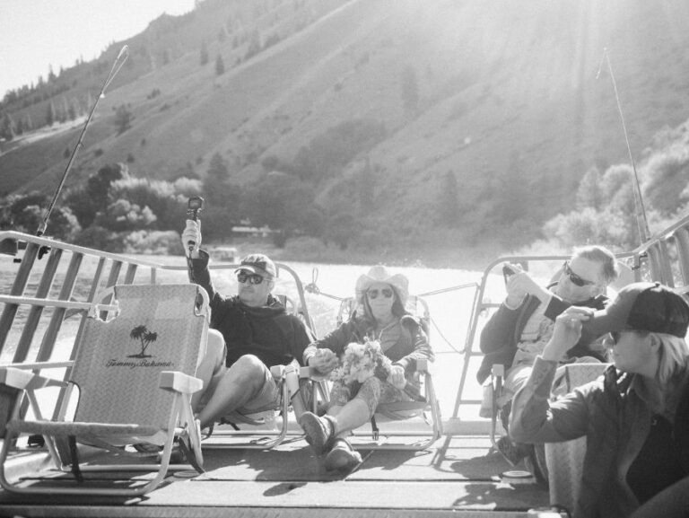 Jet boat ride salmon river