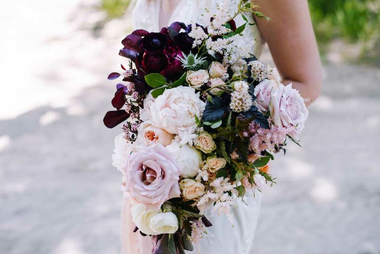 Brides Wedding Bouquet for Adventure Wilderness Wedding