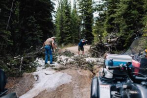 ATV or UTV Salmon River through Dixie
