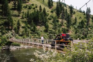 ATV or UTV Salmon River through Dixie