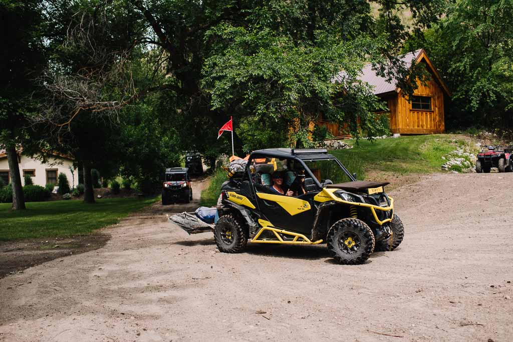 ATV or UTV Salmon River through Dixie