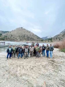 Steelhead fishing on the Salmon River with Mackay Bar
