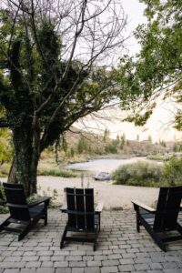 View from the Lodge at Mackay Bar Ranch