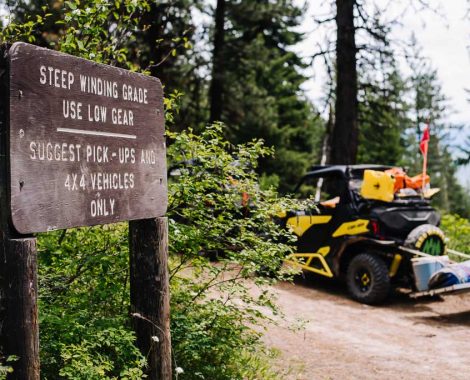 ATV or UTV Salmon River through Dixie