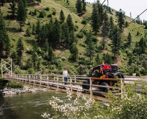 ATV or UTV Salmon River through Dixie